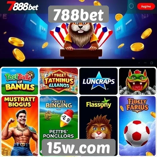 Variedade de jogos disponíveis na 788bet